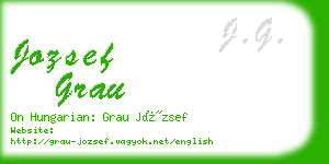 jozsef grau business card